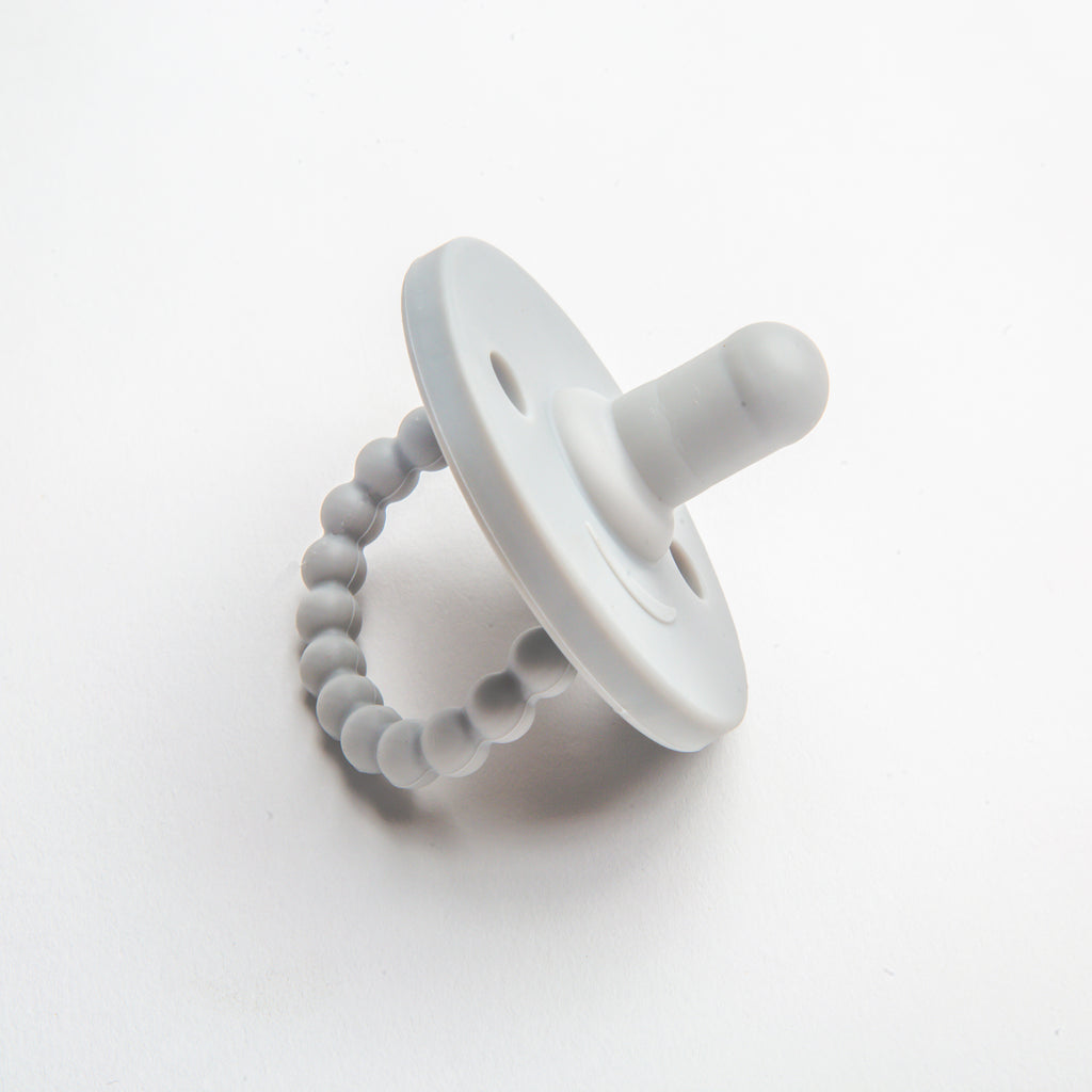 Silicone Pacifier - Light Grey