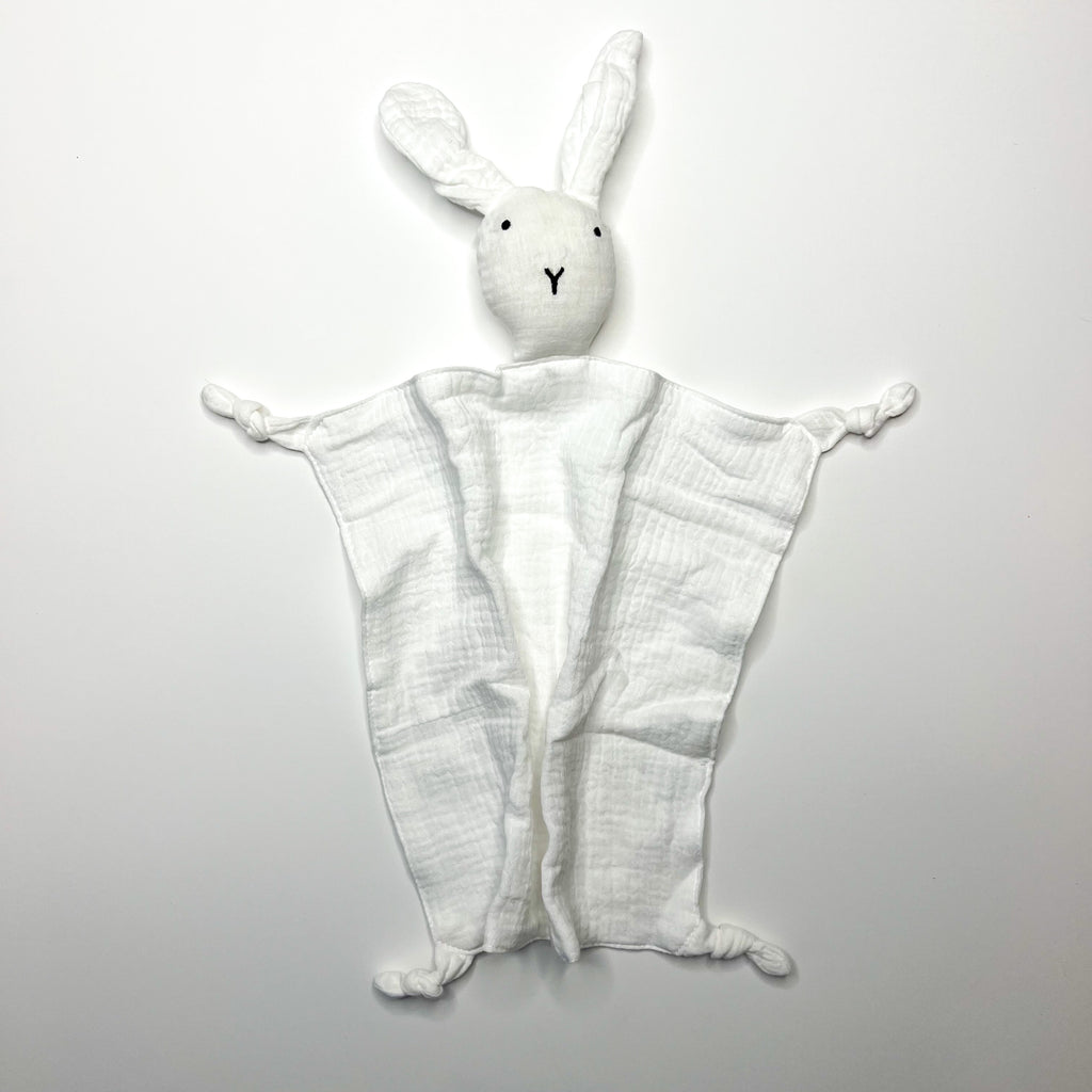 Cuddle Bunny Security Blanket - White