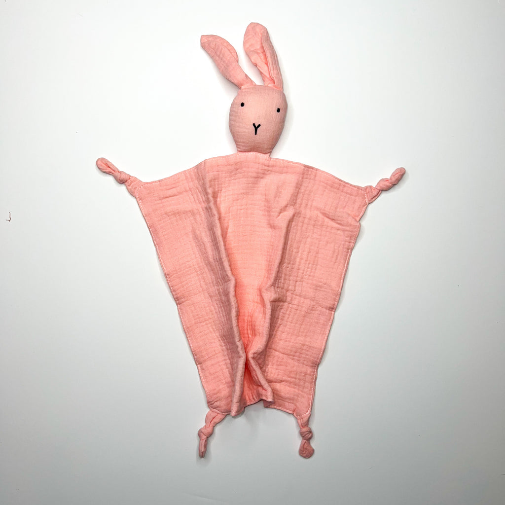 Cuddle Bunny Security Blanket - Bubble gum pink
