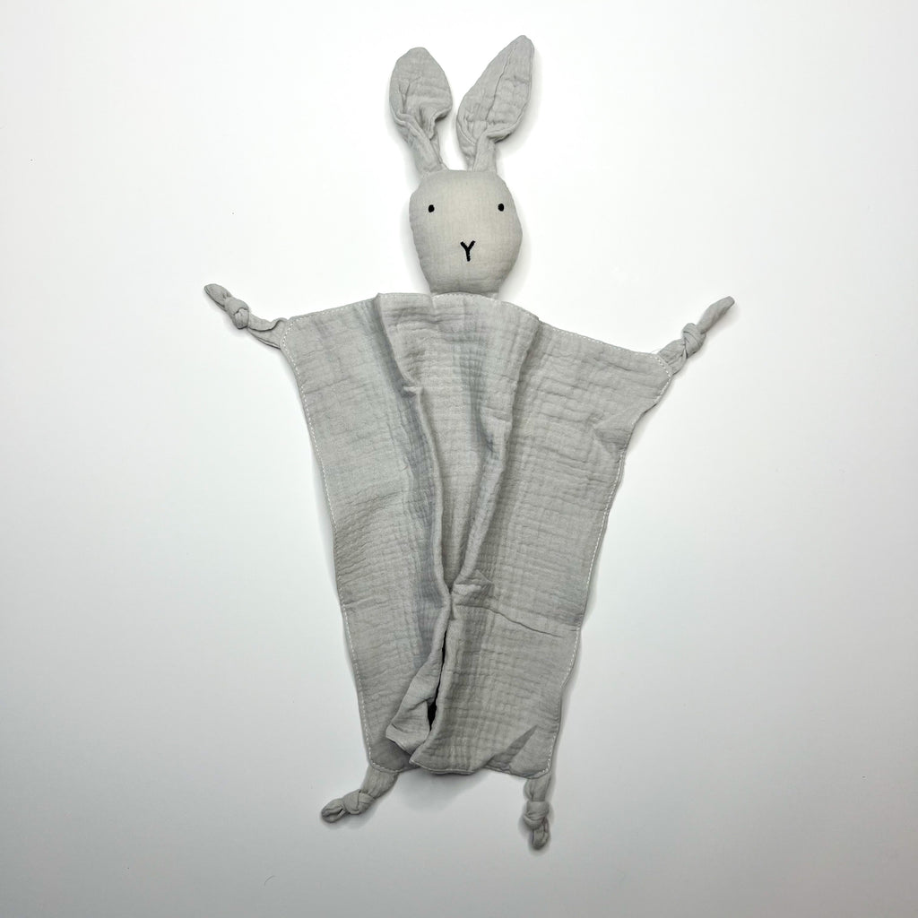 Cuddle Bunny Security Blanket - Light Grey