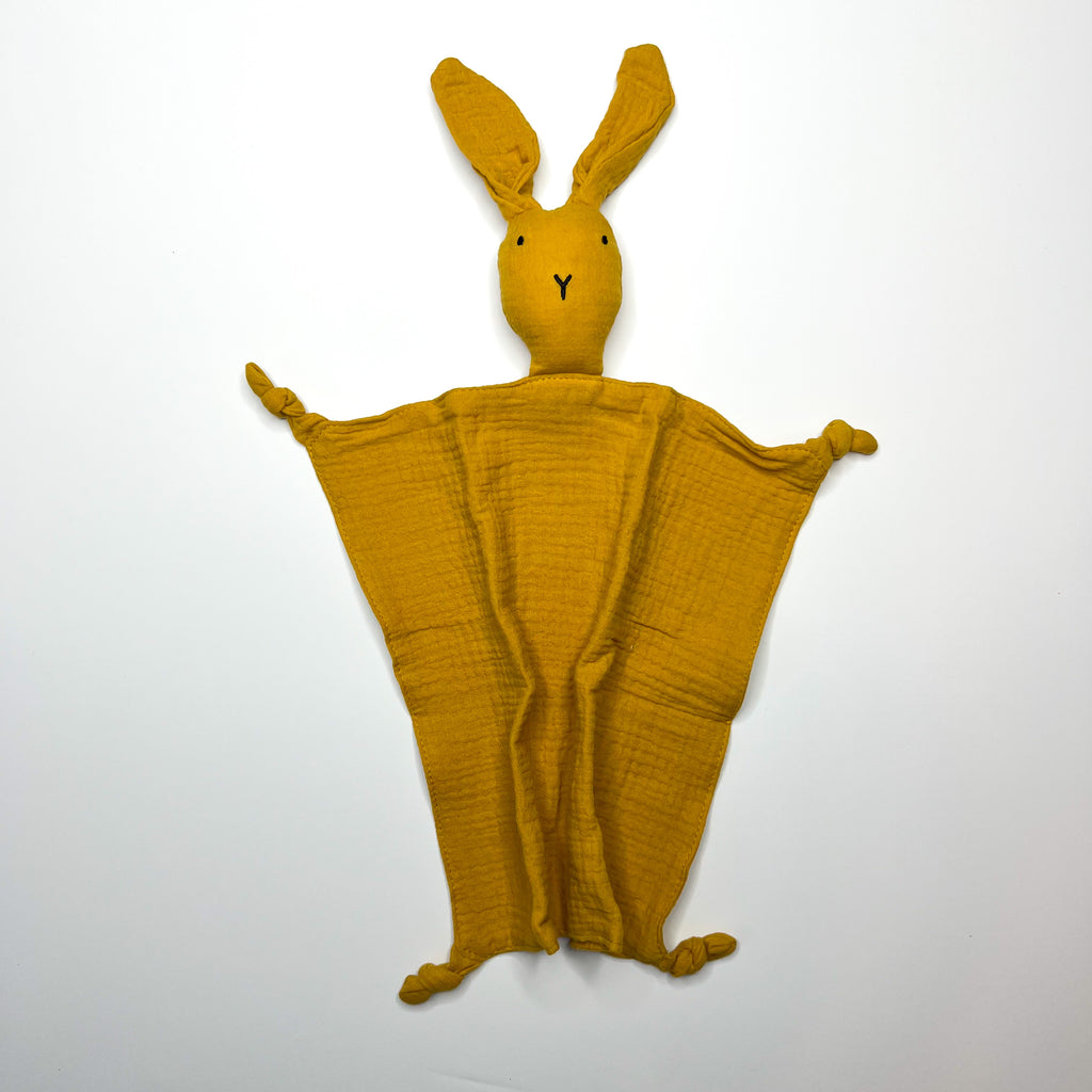 Cuddle Bunny Security Blanket - Mustard